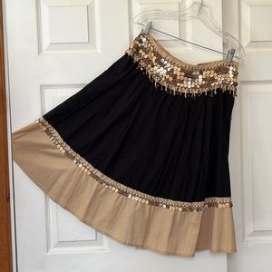 NWT Basil and Maude Boho Artisan Skirt